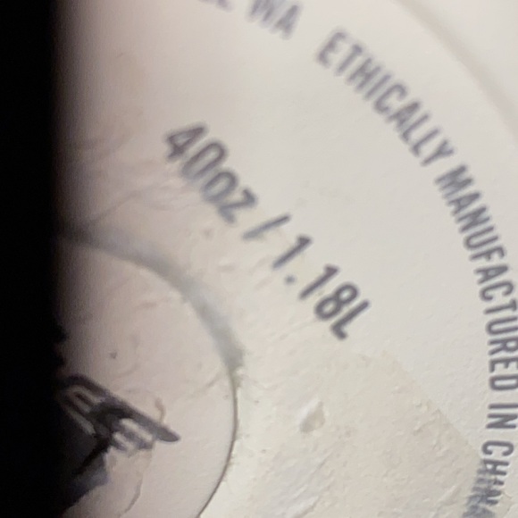 40oz tumbler insulated drink cup with handle mint green with top & clear straw - Picture 9 of 10